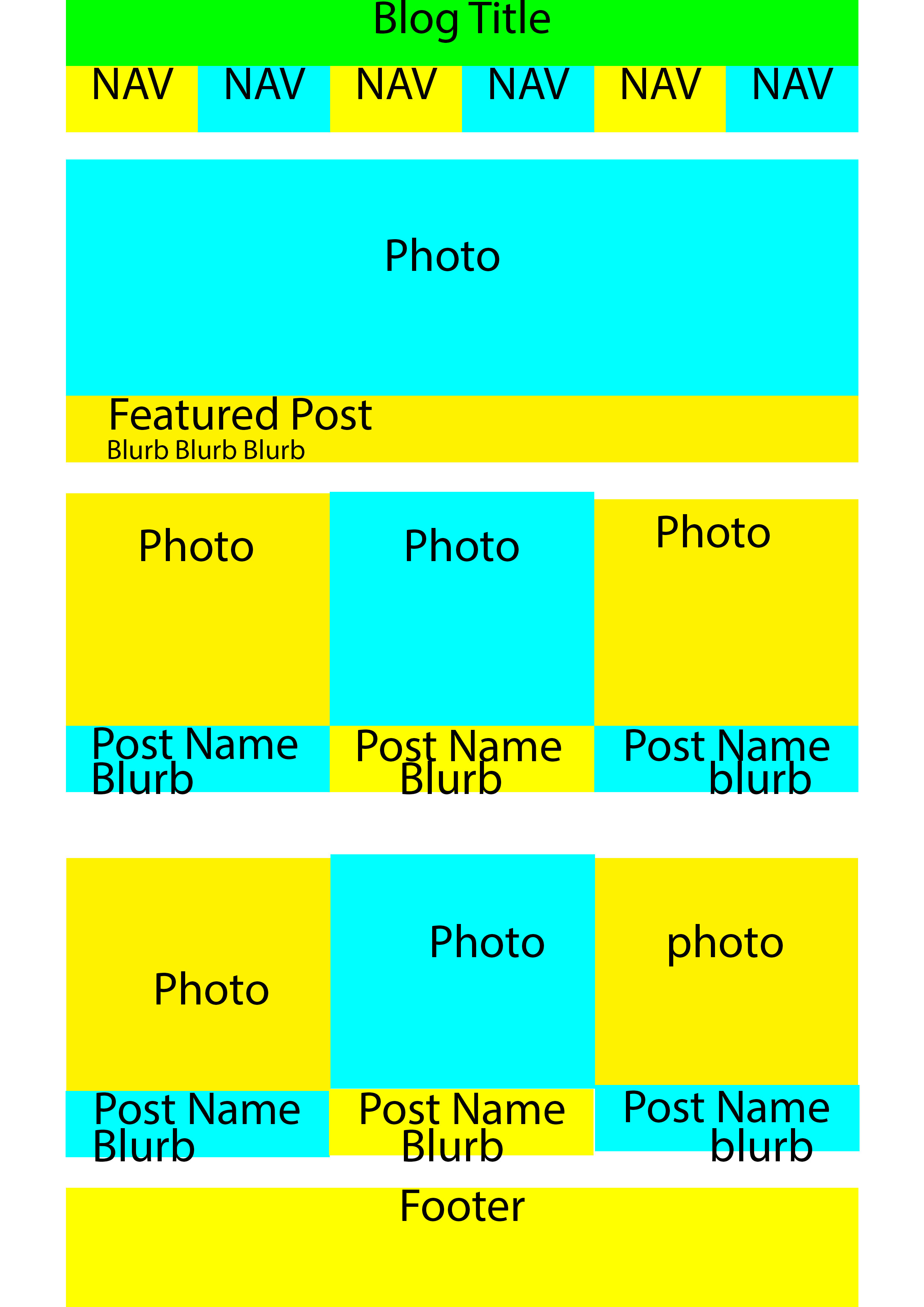 homepage desktop wireframe